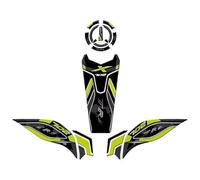 Adhesivo Para Tanque Combustible Adhesivo Para El Depósito De Combustible Motocicleta Para Benelli TRK702X TRK 702x 702 X Adhesivos Protectores Laterales Aceite Motocicleta Pegatina(Color 3)