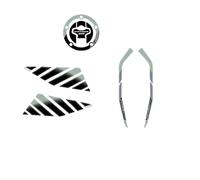 Adhesivo Para Tanque Combustible Adhesivo Protector Depósito Combustible Para Suzuki V-Strom 800 SE 2023-2024. Adhesivos Antideslizantes Almohadilla Lateral Aceite Motocicleta Pegatina(Color 4)