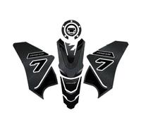 Adhesivo Para Tanque Combustible Adhesivo Protector Para Depósito Combustible Para Yamaha Tracer 7 Tracer7 2024, Almohadilla Lateral Adhesivos Antideslizantes Motocicleta Pegatina(Color 4)