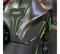 Adhesivo Para Tanque Combustible Protector De Depósito Combustible Motocicleta Para Z650 Para Z 650 (2017-2026) Adhesivo Lateral Goma Antideslizante Agarre Rodillas Motocicleta Pegatina(Verde)