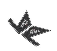 Adhesivo Para Tanque Combustible Protector Lateral De Depósito Combustible Para Motocicleta Para Benelli TRK 502 X TRK502. Almohadilla Protectora Antideslizante Motocicleta Pegatina(negro 3)