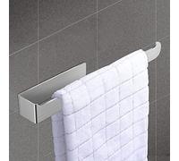Adhesivo para Toallas de Pared, toallero sin perforación, Toalla de Barra, Toalla de baño y Cocina, Accesorios de Acero Inoxidable
