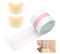 Adhesivo Pecho Boob Tape con 2 Protectores De Pezones De Silicona Invisibles Y Reutilizables para Bodas Fiestas Y Vestidos Sin Espalda
