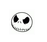 Adhesivo Pesadilla antes de Navidad de Jack Skellington, 9,7 x 9 cm