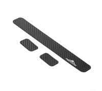 Adhesivo protector de cadena de bicicleta para protección de vaina, material de PVC de grano de carbono, 0,9 mm de grosor, resistente al aceite, resistente a la suciedad, no se quita