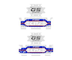 Adhesivo protector de caja de aluminio para motocicleta impermeable de aluminio para R 1250GS ADV 40 años GS R1250GS ADV Triple Black 2023 2021 2022 (Baulas Laterales Trophy)