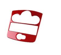 Adhesivo Protector De Fibra Carbono Para El Marco La Consola Central Del Para Renault Para Clio 2006-2012 Molduras interiores de coche(Red)