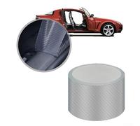 Adhesivo protector de fibra de carbono para umbral de puerta, 300 cm x 7 cm, PVC antiarañazos para parachoques de umbral de puerta exterior de coche