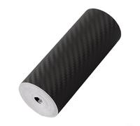 Adhesivo protector de fibra de carbono para umbral de puerta para vehículos que ofrece una protección constante contra arañazos de uso diario (10 cm x 5 m)