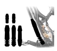 Adhesivo protector de silicona para tubo descendente de bicicleta de montaña para mitigar daños por rocas y peligros de senderos (C)