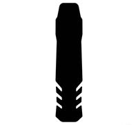 Adhesivo protector de tubo descendente de silicona compatible con cuadros de bicicleta de montaña para defensa contra impactos y arañazos (A)