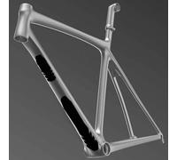 Adhesivo protector de tubo descendente para bicicleta de montaña en material de silicona flexible para una defensa duradera del marco (D)