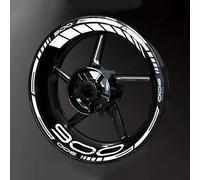 Adhesivo Reflectante Para Rueda De Motocicleta, Calcomanía Para Cubo, Cinta De Rayas Para Llanta, Accesorio Decorativo Para Kawasaki Z900 2023 2022 2021 2020 2018 2017 2016 Paquete completo de pegatin