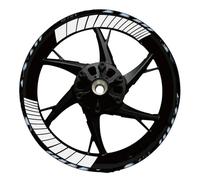 Adhesivo Reflectante para Rueda De Motocicleta, Calcomanías para El Interior del Buje, Cinta Rayas para Llantas para CBR 400 600 650 1000 1100RR 250R(Style 9)