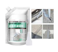 Adhesivo reparador de grietas - 250 ml sellador impermeable para paredes y suelos | Rejuntado líquido para techos de paredes exteriores para juntas de fugas, mantenimiento de construcción, herramienta