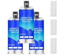 Adhesivo reparador multifuncional, impermeable y anticorrosivo, transparente e impermeable, ideal para reparar grietas y desconchones en azulejos de cerámica, baldosas y encimeras de cocina.