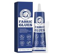 Adhesivo textil, pegamento textil, secado rápido, adhesivo potente y lavable para parches, trabajo manual y reparación, fácil de operar e ideal para reparaciones rápidas