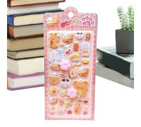 Adhesivos 3D, Tema de Huellas de Pata de Animal Surtido, Pegatinas Pequeñas y Lindas de Dibujos Animados, Para Niños y Chicos, de Móvil, Portátil, Botella de Agua, Recompensas