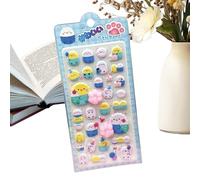 Adhesivos 3D,Tema de Huellas de Pata de Animal Surtido | Variedad de Pegatinas de Huella de Pata - Para Niños Niñas Portátil Botella Álbum Cuaderno Diario Recompensas