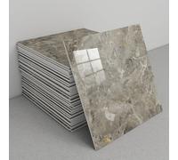 Adhesivos de azulejos de mármol de 30x30 cm (30 unidades). Azulejos autoadhesivos gruesos for pared, fáciles de pegar y despegar. Azulejos de mármol impermeables for baño(A9)