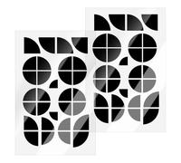 Adhesivos de emblema de logotipo para BMW - 60 pegatinas de emblema en 8 tamaños para accesorios de BMW para automóvil, motocicleta, Compatible con llantas, volante, capó y más. Adhesivos de logotipo