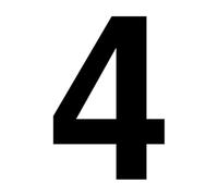 Adhesivos de números, letra para pegar, cifra para pegar, número de 10 cm, número 6 cm, negro (4)