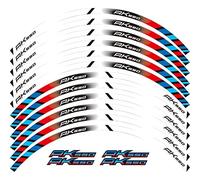 Adhesivos decorativos modificados Pegatina De Logotipo Impermeable Para Neumáticos Delanteros Y Traseros De Motocicleta, Juego De Llantas De Rayas Reflectantes, Calcomanía Para KYMCO AK550 Ak 550 ( Co