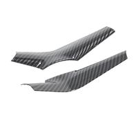 Adhesivos Decorativos Para El Marco De Los Botones Del Volante ABS Efecto Fibra Carbono Para Serie 6 E63 E64 2004-2009 Líneas interiores del coche(Style B Carbon fiber)