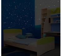 Adhesivos fosforescentes, diseño de la vía Láctea, contiene 480 miniestrellas y planetas
