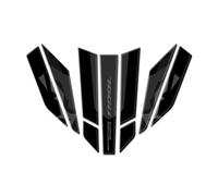 Adhesivos guardabarros delantero resina 3D compatible con Honda Africa Twin Adventure Sports CRF 1100 L 2024 On FM-AD-P-ATAS-001 (Ballistic Black Metallic)