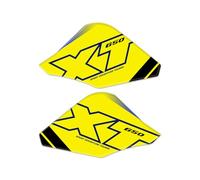 Adhesivos laterales para depósito de resina 3D compatible con Suzuki V-Strom 650/XT Explorer 2022 On L-200 (Petra Yellow)