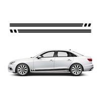 Adhesivos Laterales universales para Coche, 200 x 8 cm, Estilo Deportivo, Vinilo Adhesivo, Accesorios de decoración para Coche, compatibles para Todos los Modelos. Adhesivo para faldón Lateral.