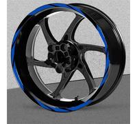 Adhesivos Llantas Motocicleta Rayas Decorativas Buje Calcomanías Accesorios para CBR 125 650 500R 300R 250R Calcomanías de protección(Style 5)