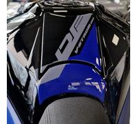 Adhesivos Moto Resin Bike Compatibles con Suzuki V-Strom 800 DE 2023-2025. Protección del Depósito contra Golpes y Arañazos. Adhesivo 3D Resinado (Black)