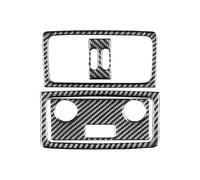 Adhesivos Para El Interior Del Para Serie 5 E60 2004-2010: Embellecedores Para El Panel De Ventilación Del Escape Trasero pegatina interior coche(Negro,X-1)