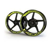 Adhesivos para Ruedas Accesorios Impermeables R1 | Juego De Cinta Adhesiva Reflectante Para Llanta De Motocicleta Delantera Y Trasera(12)