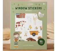 Adhesivos para ventanas Little Farm: 50 pegatinas de granja para ventanas a partir de 3 años
