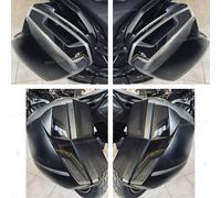 Adhesivos resinados 3D Protección Paramanos compatibles con/reemplazo para Kawasaki Versys 1100 SE 2025 Pearl Robotic White (Protectores para maletas laterales)