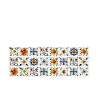 Adhesivos vintage para azulejos de baño. Pegatinas de pared de azulejos retro autoadhesivas 24 piezas Multicolor 10-20 cm(Color 1,10x10cmx24PCS)