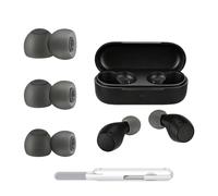 Adhiper 3 pares de almohadillas para Sony WF-C510, accesorios de silicona de repuesto, tapones cómodos para los oídos con aislamiento de ruido, S/M/L (gris)