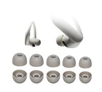 Adhiper 5 pares de tapones de silicona para auriculares Beats Powerbeats Pro 2 / Solo Buds/Fit Pro/Studio Buds/Studio Buds+ (XL/L/M/S/XS, arena movediza)