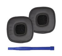 Adhiper Almohadillas de repuesto para auriculares de piel sintética compatible con Marshall Major III Marshall Major 3 auriculares inalámbricos On-Ear (marrón)