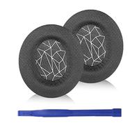 Adhiper Arctis Pro - Almohadillas compatibles con SteelSeries Arctis Pro 7, Arctis Pro 5, Arctis Pro 3, Auriculares para Juegos con Espuma viscoelástica y Piel (Negro)