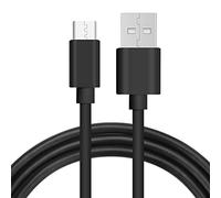 Adhiper Cable de type-C compatible con JBL Charge 4, Flip 5, Pulse 4, JR POP, Endurance Peak, JBLCHARGE4BLKAM para auriculares inalámbricos Bluetooth (1m/negro)