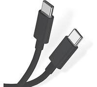 Adhiper Cable USB-C a USB-C 60W 20V/3A, Cable Tipo C Carga Rapida, Compatible con Huawei MateBook 13s/14s, MateBook E 2023, MatePad SE/10.4, Serie Nova 11/12, Series P60/P50, etc. (1m/Negro)