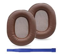 Adhiper M50X - Almohadillas para auriculares Audio-Technica ATH M50X / M50xBT2 / M40X / M30X / M20X / M10X / MSR7 / SX1 / ATH-ANC9 (marrón)