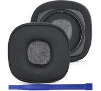 Adhiper Major 4 almohadillas de repuesto compatibles con auriculares inalámbricos Marshall Major IV, almohadillas con tejido de malla transpirable y espuma viscoelástica de alta densidad (negro)