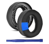 Adhiper PS5 Almohadillas, Almohadillas de Gel Refrigerante de Repuesto Compatibles con el Sony PlayStation 5 Pulse 3D Wireless Auriculares, Almohadillas con Espuma de Aislamiento Acústico (Negro)