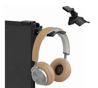 Adhiper Soporte para auriculares, color negro | Compatible con WH-1000XM, Sennheiser HD 450BT, AirPods Max, QC Over-Ear, ajustables, antideslizantes, sin perforaciones.