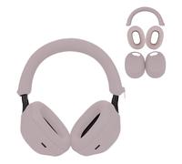 Adhiper WH-1000XM5 - Funda protectora para auriculares Sony WH-1000XM5, resistente al sudor y fácil de limpiar, color gris rosado